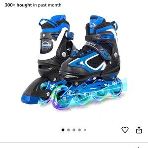 Inline Skates with LED Wheels